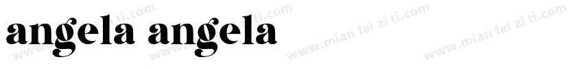 angela angela字体转换